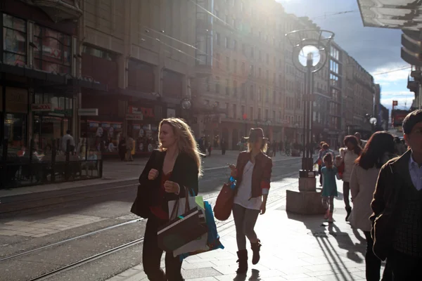 Rue du Marche en Ginebra, Suiza —  Fotos de Stock