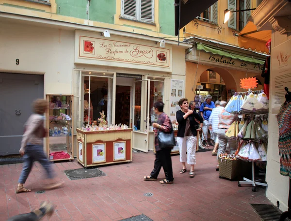Vintage streets of Old town in Nice, France — Stock Photo, Image