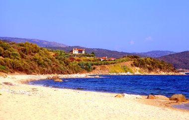 güzel deniz manzarası, chalkidiki, Yunanistan