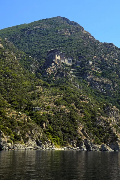 Simonopetra 修道院，阿索斯山，希腊 — 图库照片