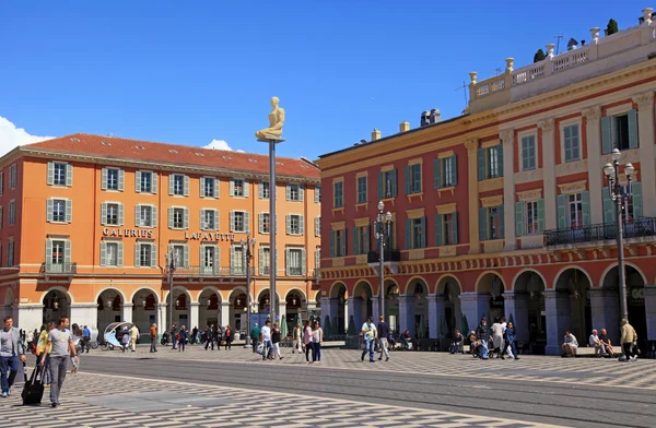 Náměstí Place Massena v Nice, Francie — Stock fotografie