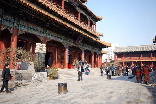 ラマ教寺院、中国北京で. — ストック写真