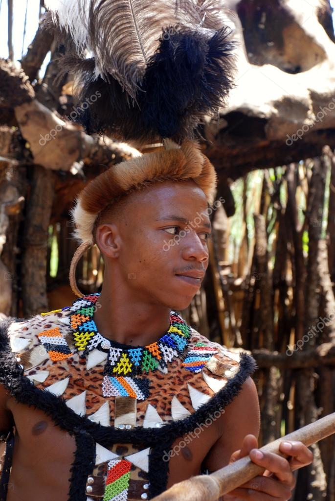 African Tribes Zulu Man