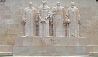 Reformatie monument in Genève, Zwitserland.