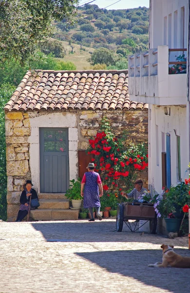 Středověká vesnice idanha-a-velha, Portugalsko. — Stock fotografie