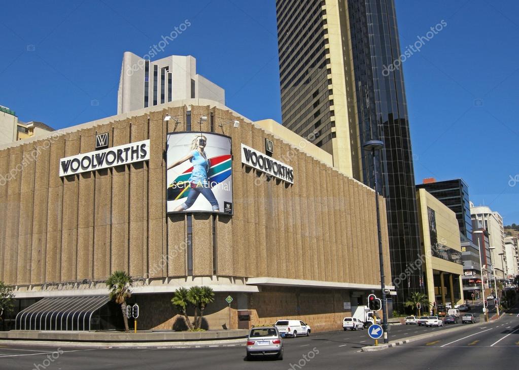 Woolworths department store, Cape Town, South Africa. Stock Editorial