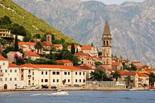 Perast, baai van Kotor, Montenegro — Stockfoto