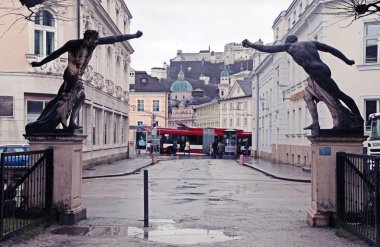 salzburg, Avusturya mirabell bahçe heykeli