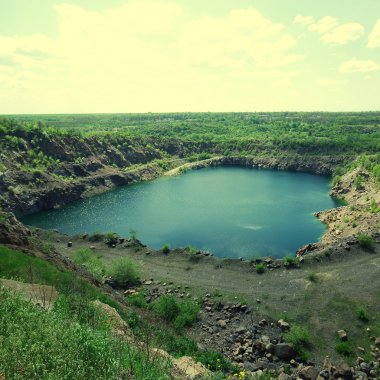 Açık Ocak madenciliği görünümünü