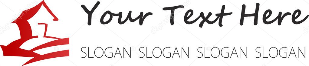Roof with a window into the vector. Make your own logo, business logo, business logo ideas, company logos examples.