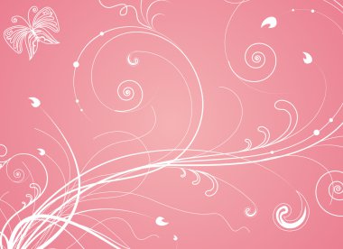 soyut pembe tasarım