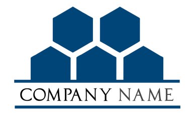 iş logo - petek vektör