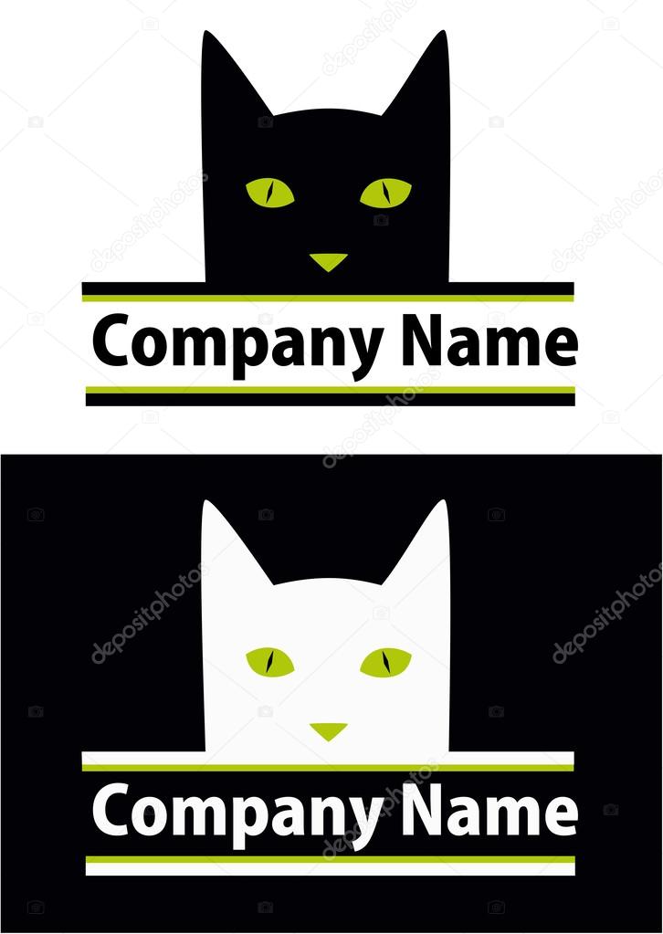 Cat logo vector