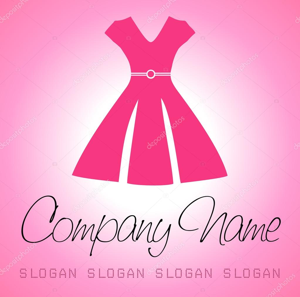 Dress logo vector