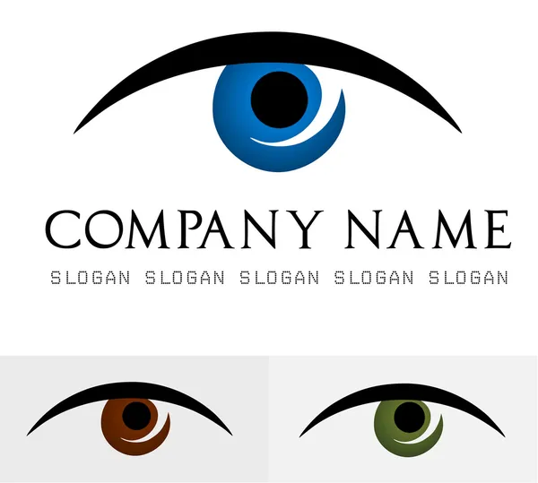 Vettore del logo dell'occhio — Vettoriale Stock