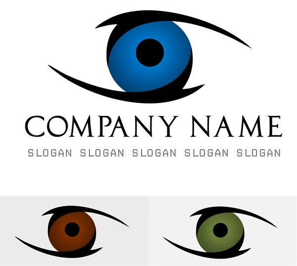 Eye logo vector — Stock Vector