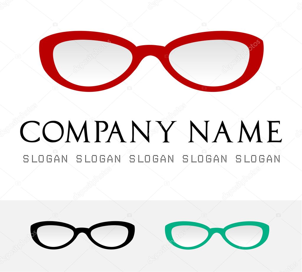Eyeglasses logos Eyeglasses logo vector — Stock Vector © barcova