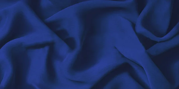 Blue fabric texture for background — Stock Photo, Image