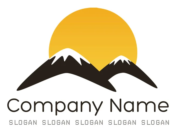 Logo montagne — Image vectorielle