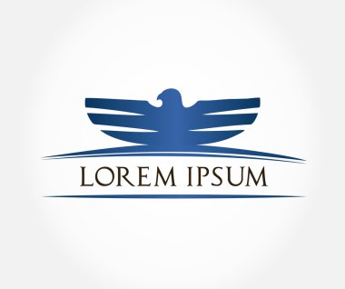 kuş simge vektör