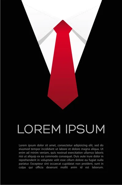 vektör - el ilanı takım kravat