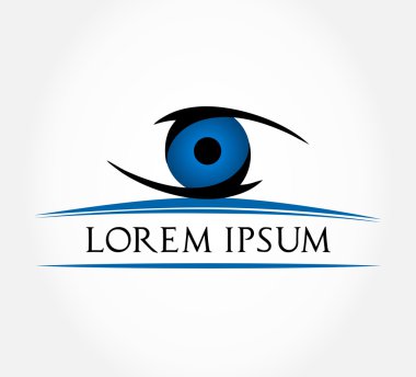 göz logo vektör