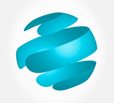 Mavi küre arka plan