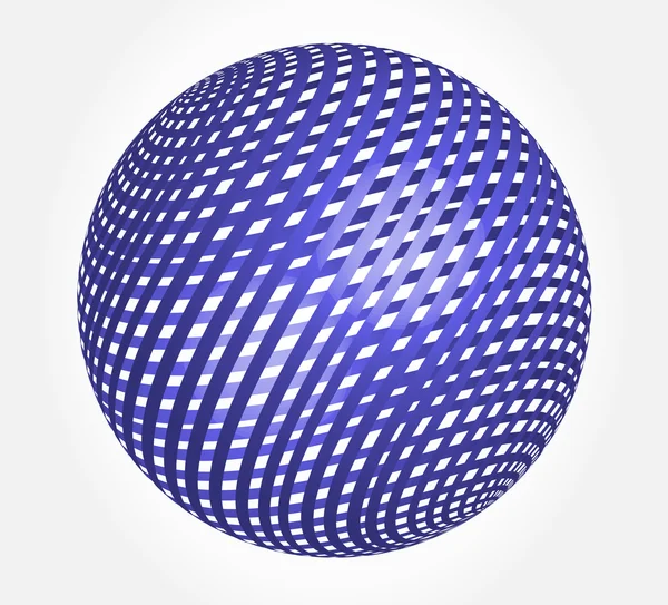 Blue globe background — Stock Vector