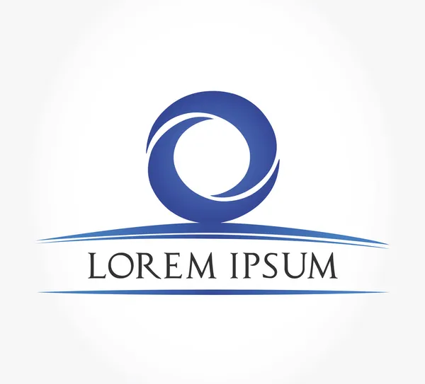 iş logo - mavi simge