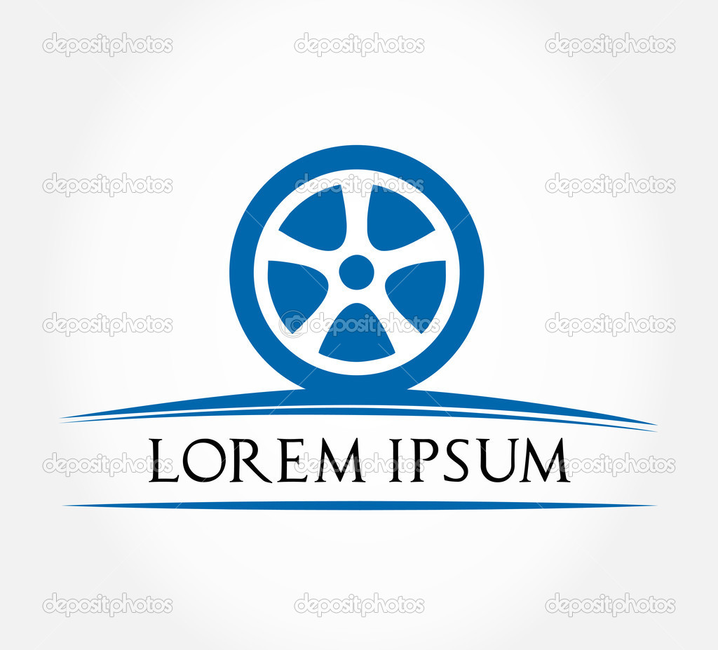 Tire logo. Vector illustration.