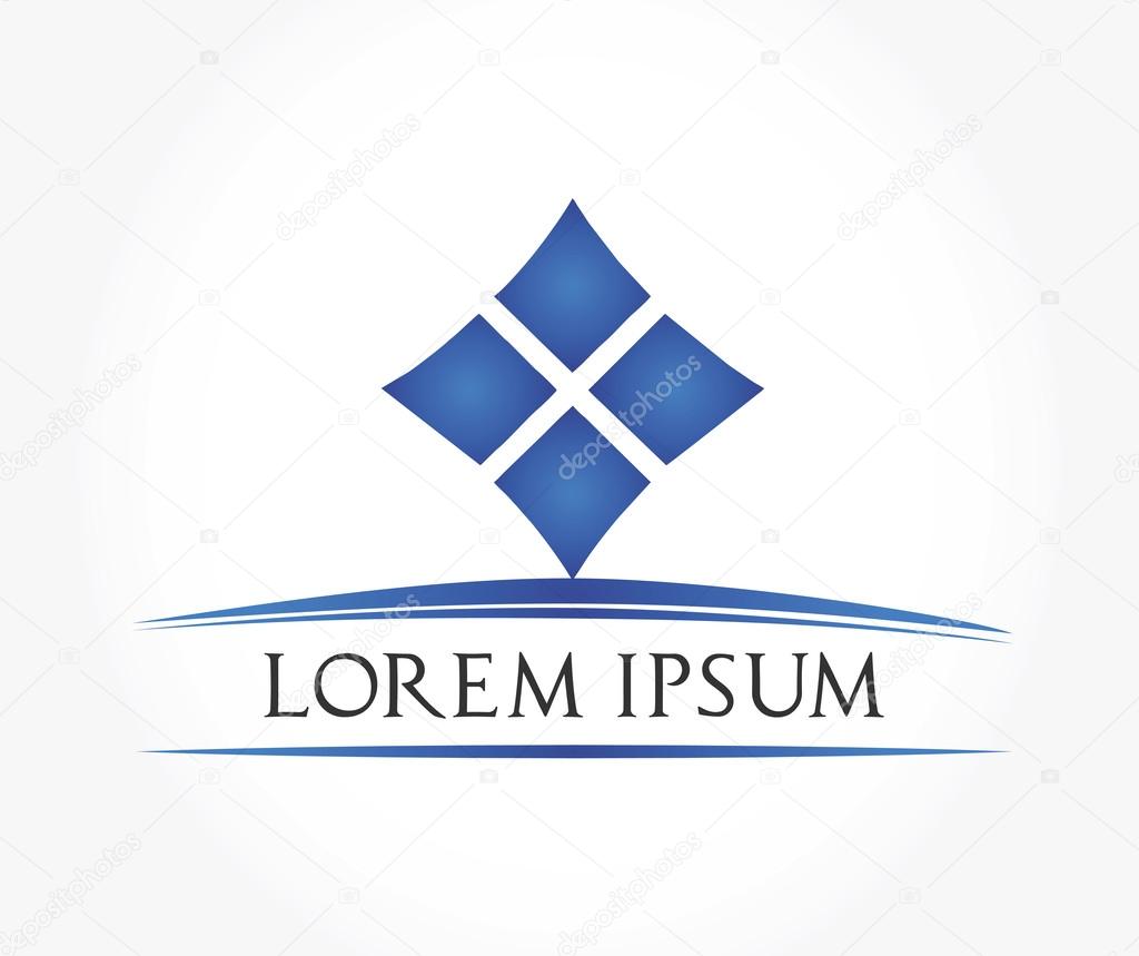 Business logo - Blue icon