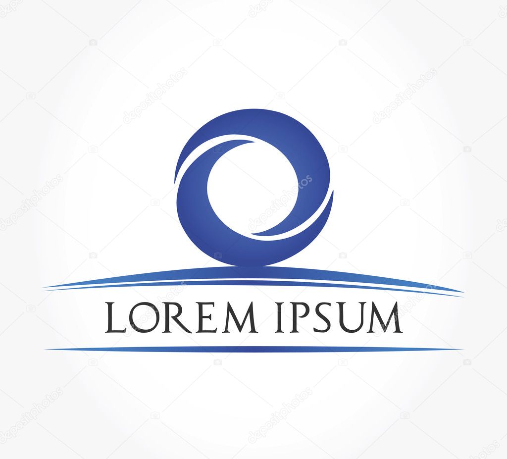 Business logo - Blue icon