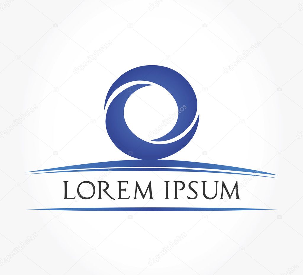 Business logo - Blue icon