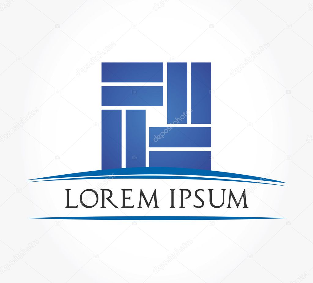 Business logo - Blue icon