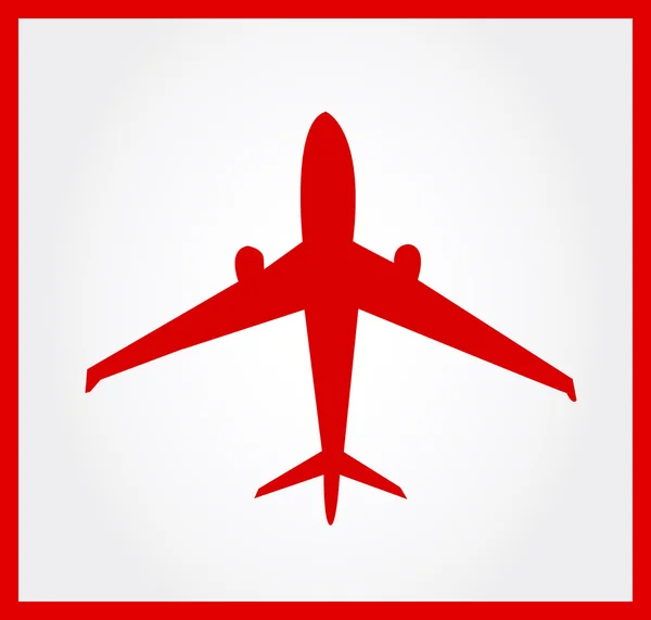 Flygplan symbol — Stock vektor