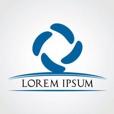 soyut bir sembolü. iş simgesi. logo.