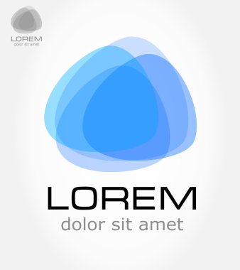 soyut bir sembolü. iş simgesi. logo.