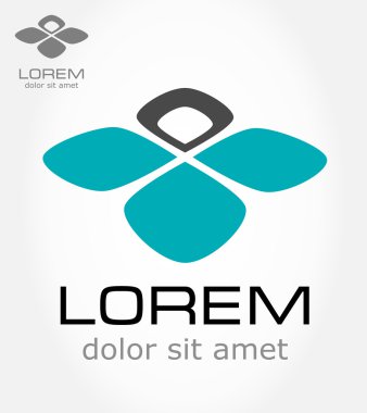 soyut bir sembolü. iş simgesi. logo.