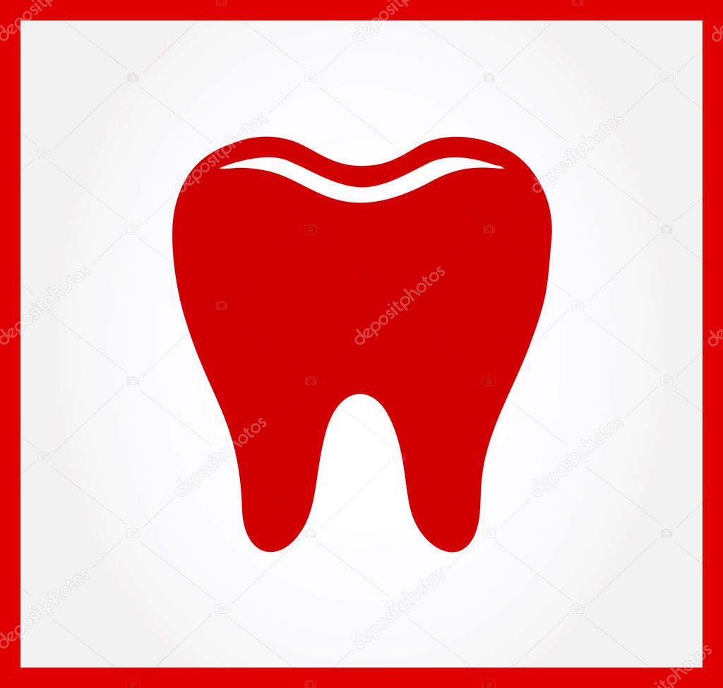 Tooth symbol. vector illustration. logo.