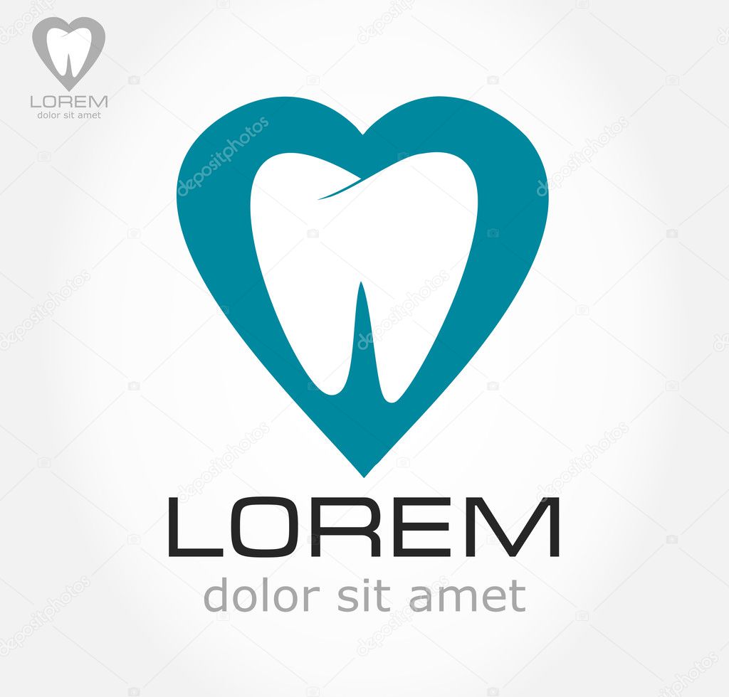Tooth symbol. vector illustration. logo.