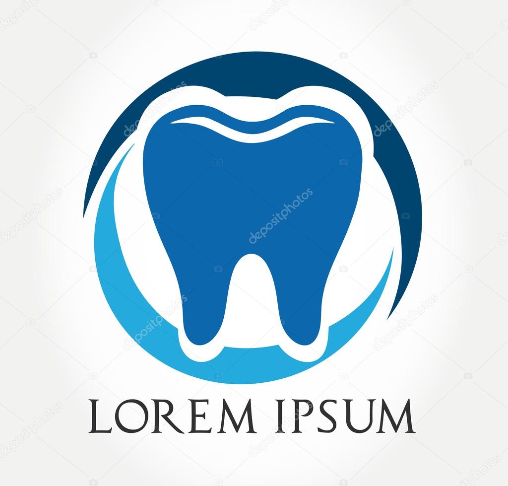 Tooth symbol. vector illustration. logo.