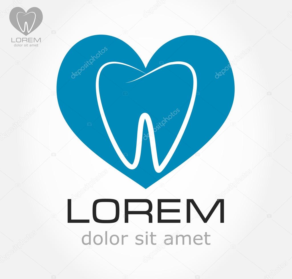 Tooth symbol. vector illustration. logo.