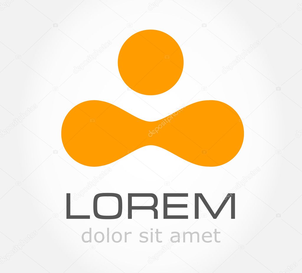 Abstract symbol. Business Icon. Vector illustration.