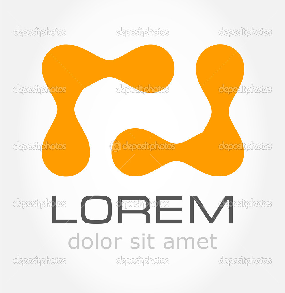 Abstract symbol. Business Icon. Vector illustration.