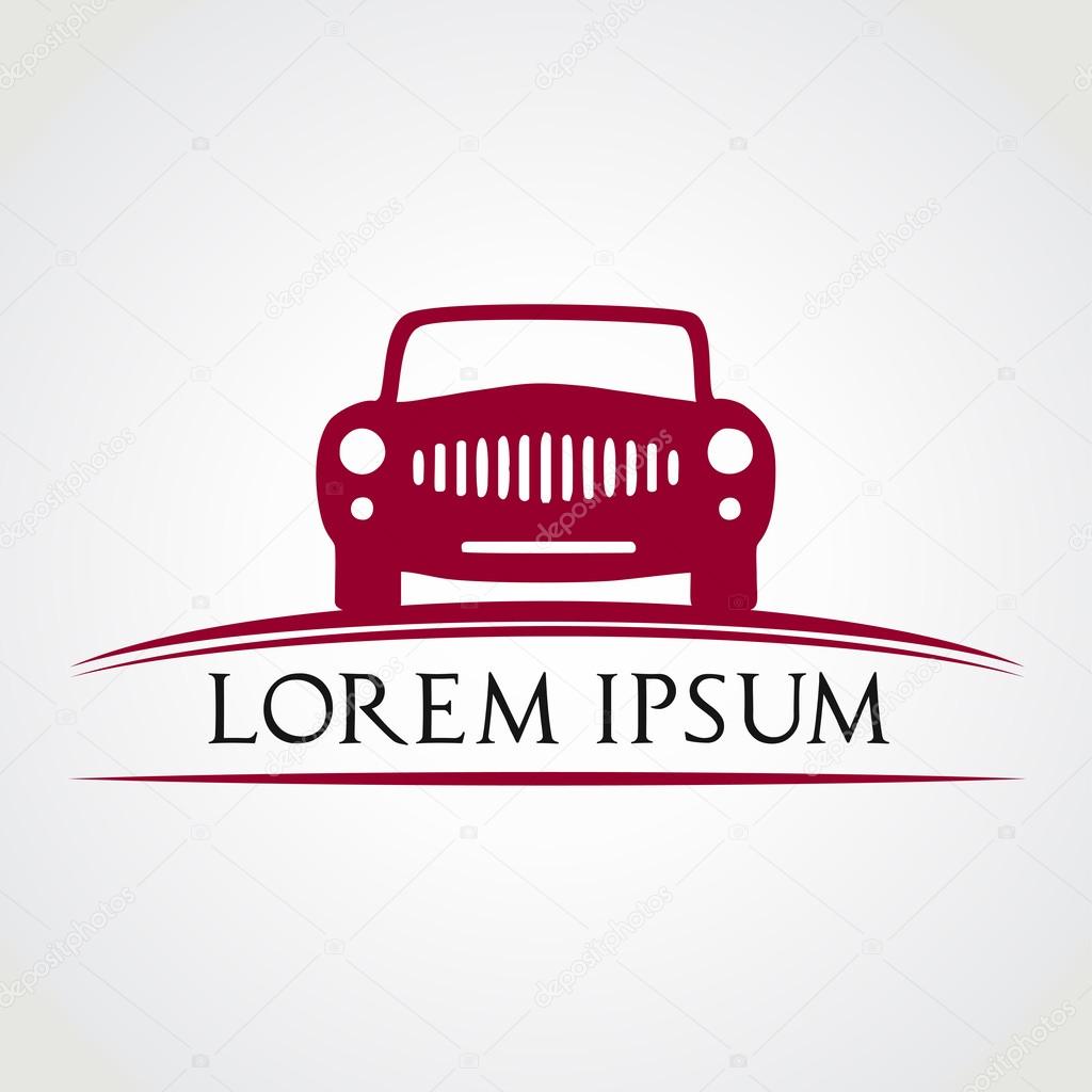 Car symbol. Vector illustration.