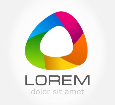 soyut bir sembolü. iş simgesi. logo.