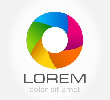 soyut bir sembolü. iş simgesi. logo.