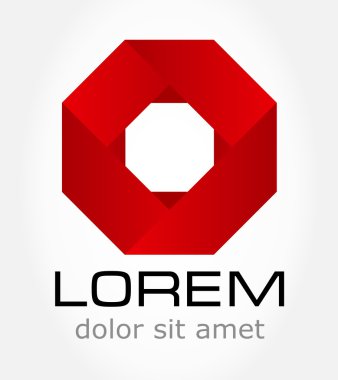 soyut bir sembolü. iş simgesi. logo.