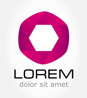 soyut bir sembolü. iş simgesi. logo.
