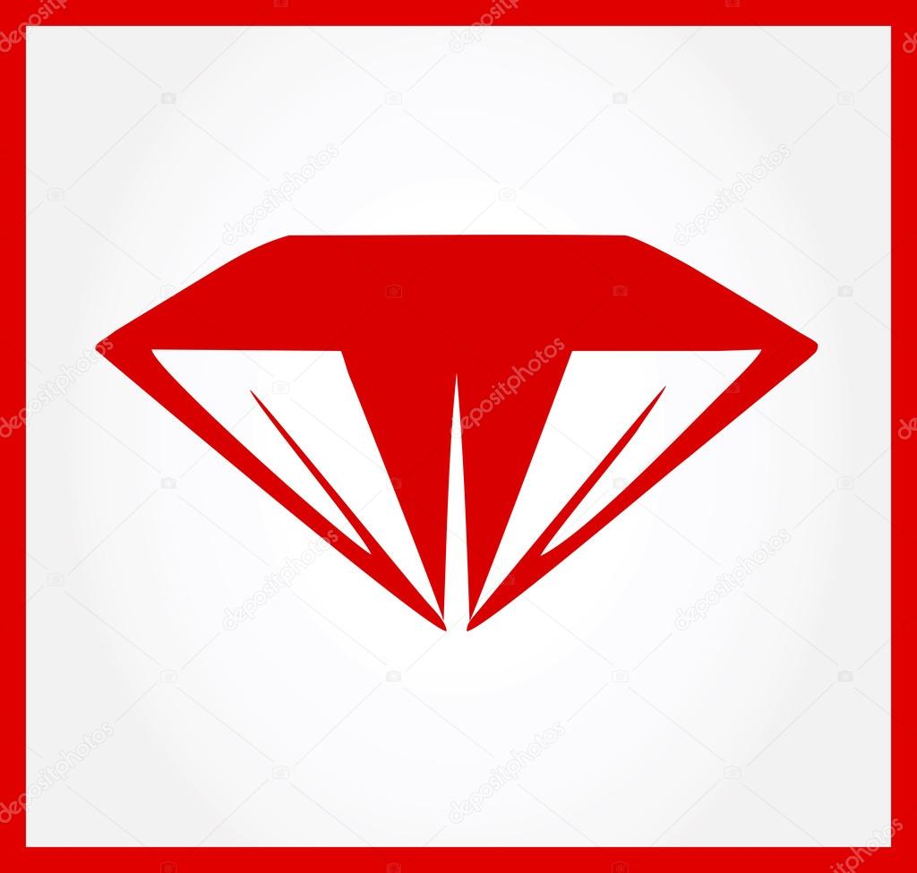 Diamond logo. Vector illustration.
